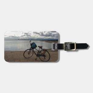 Bike on the Beach Luggage Tag