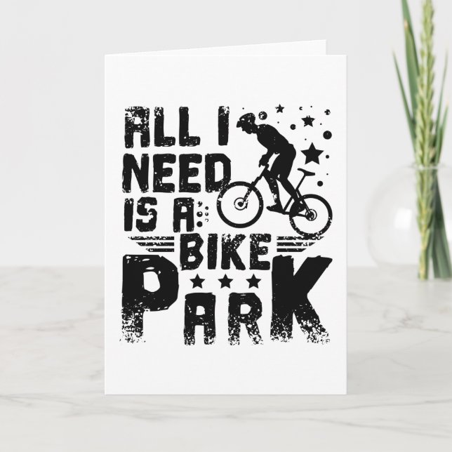 Bike Park Downhill Card (Front)