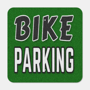 Bike Parking Metal Sign