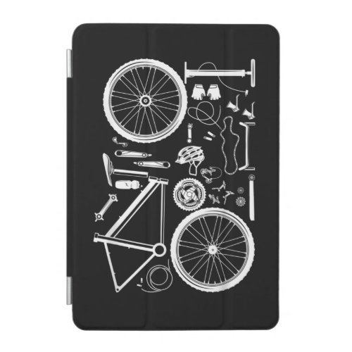 Bike Parts Downhill Rider Mountainbike MTB Cycling iPad Mini Cover