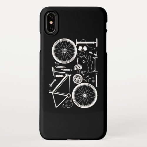 Bike Parts Downhill Rider Mountainbike MTB Cycling iPhone XS Max Case