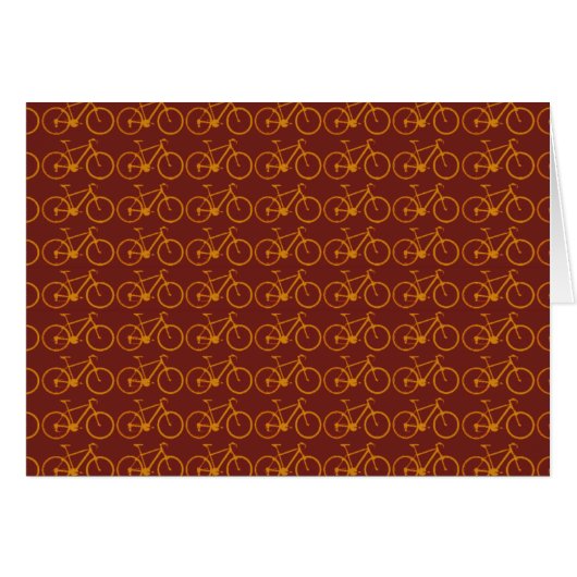 bike pattern for cyclists cards (Front Horizontal)
