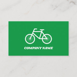 Bike rental bicycle logo business card template