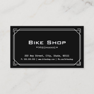 Bike Repair Shop Business Card