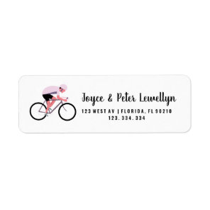 Bike return address label cycle
