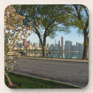 Bike Ride Down Solidarity Beverage Coaster