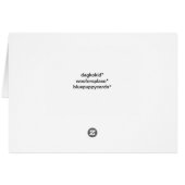 BIKE RIDE IN THE COUNTRYSIDE "ALL OCCASION" CARD (Back Horizontal)