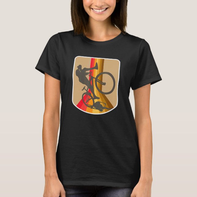 BIKE RIDE OUT SE WHEELIE SWERVING BIG WHEEL BMX T-Shirt (Front)