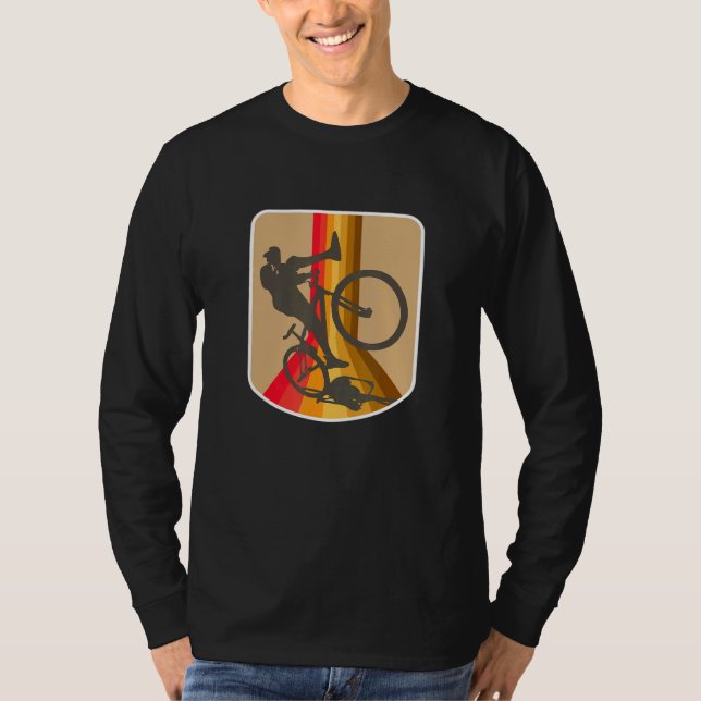 BIKE RIDE OUT SE WHEELIE SWERVING BIG WHEEL BMX T-Shirt (Front)