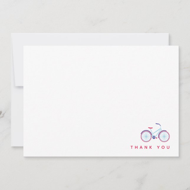 Bike Ride Thank You Note (Front)