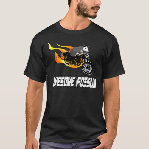 Bike Rider Awesome Possum T_Shirt