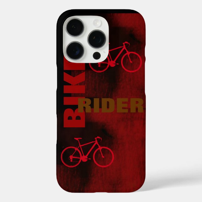 Bike Rider Red Case-Mate iPhone Case (Back)