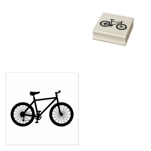   Bike Rider  Rubber Stamp