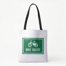 Bike Route Sign