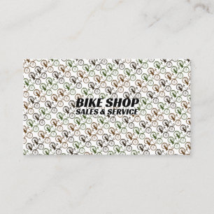 Bike Sales Bicycle Cycling Shop Repair Service Business Card
