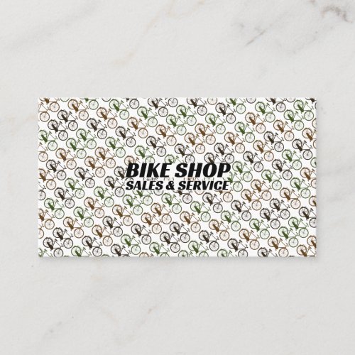 Bike Sales Bicycle Cycling Shop Repair Service Business Card