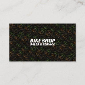 Bike Sales Cycling Bicycle Shop Service Repair   Business Card
