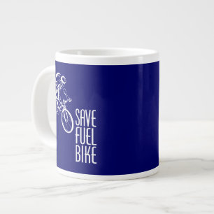 Bike, Save Fuel Giant Coffee Mug