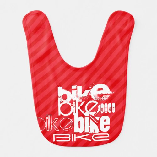 Bike Scarlet Red Stripes Bib