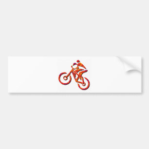 Bike Scorching Day Bumper Sticker