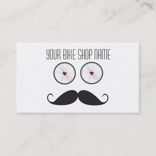 Customizable Bike Shop Business Card