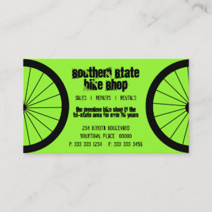 Bike Shop Business Card