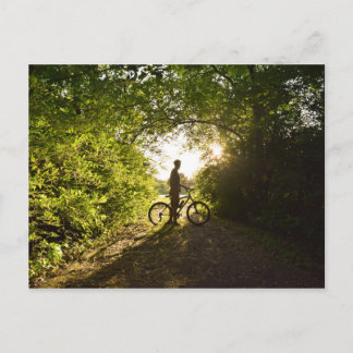 Bike Silhouette Postcard