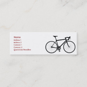 Bike - Skinny Mini Business Card