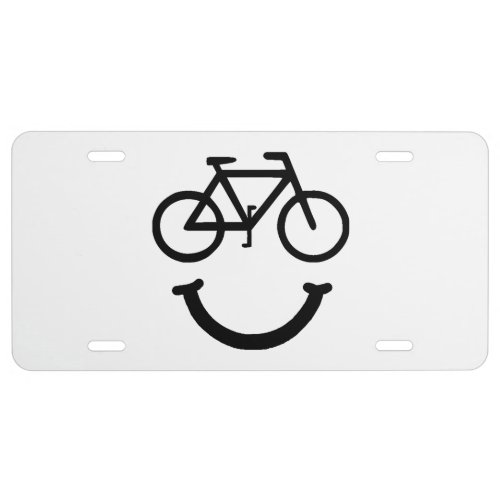 Bike Smile License Plate