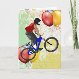 Bike Sport Happy Birthday Family Friends Destiny Card