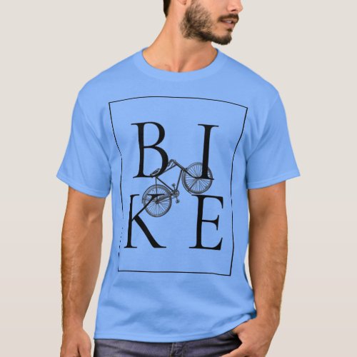 Bike Square Bicycle Life  T_Shirt