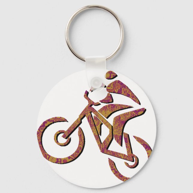 Bike Step One Keychain (Front)