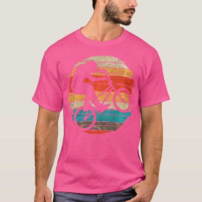 Bike Stunt Bicycle Trick Rider Jumping Bmx Racing  T-Shirt (Front)