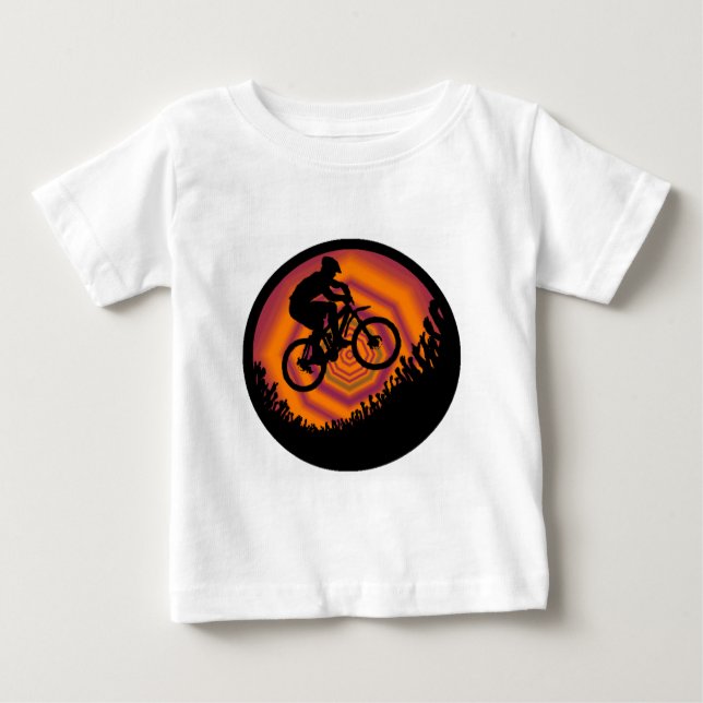 Bike Sun Upper Baby T-Shirt (Front)