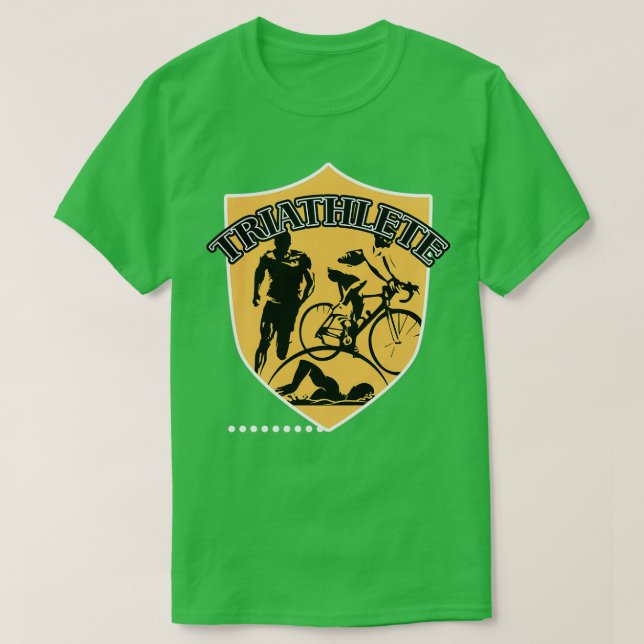 Bike Swim Run Triathlon Hobby Sport Game Gift 21 T-Shirt (Design Front)