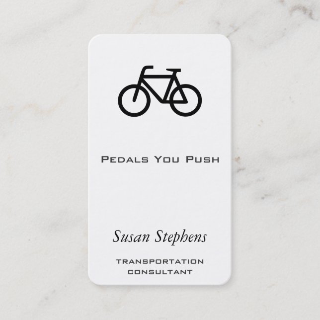 Bike Symbol Business Card (Front)