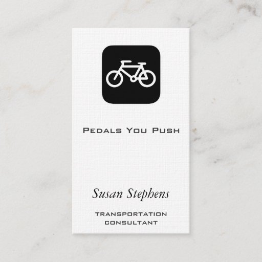 Customizable Bike Symbol Business Card Templates