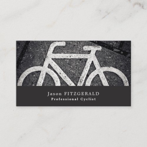 Bike Symbol Cycling Bicyclist Business Card