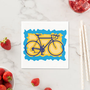 Bike Symbol Paper Napkins