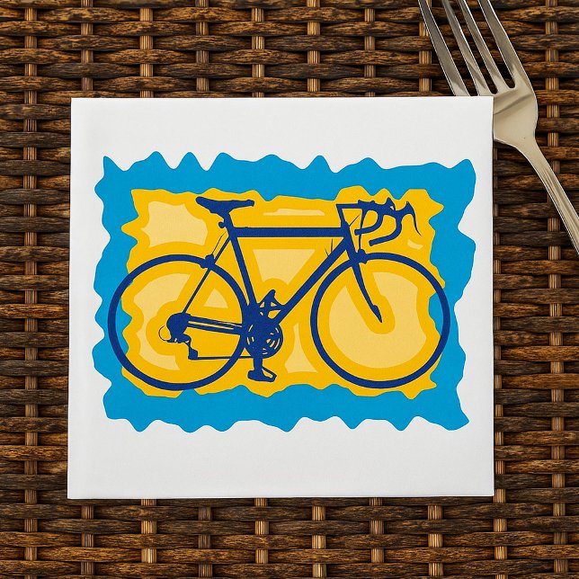 Bike Symbol Paper Napkins (Creator Uploaded)
