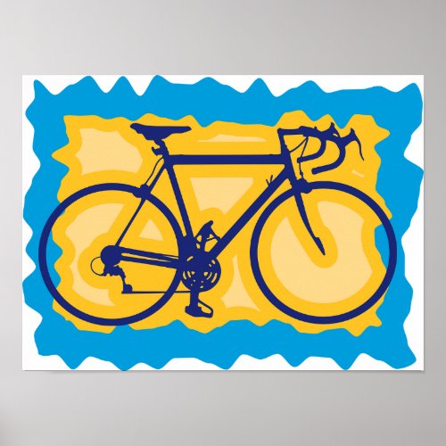 Bike Symbol Poster