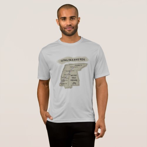 Bike the Natchez Trace T_Shirt