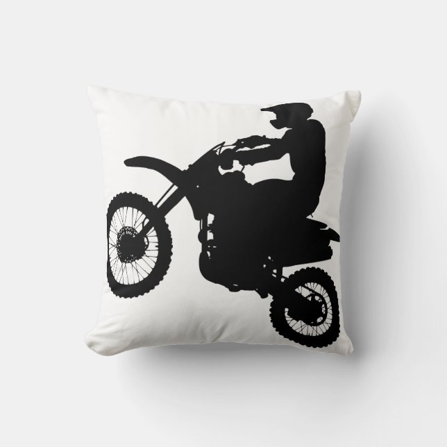 bike throw pillow (Front)