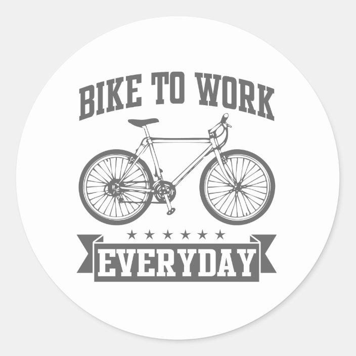 sticker bike to work