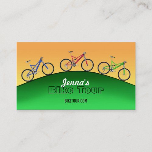 Bike Tour Business Cards