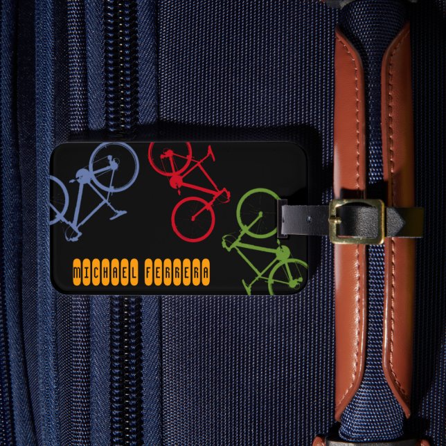 Bike Traveler Luggage Tag (Front Insitu 4)