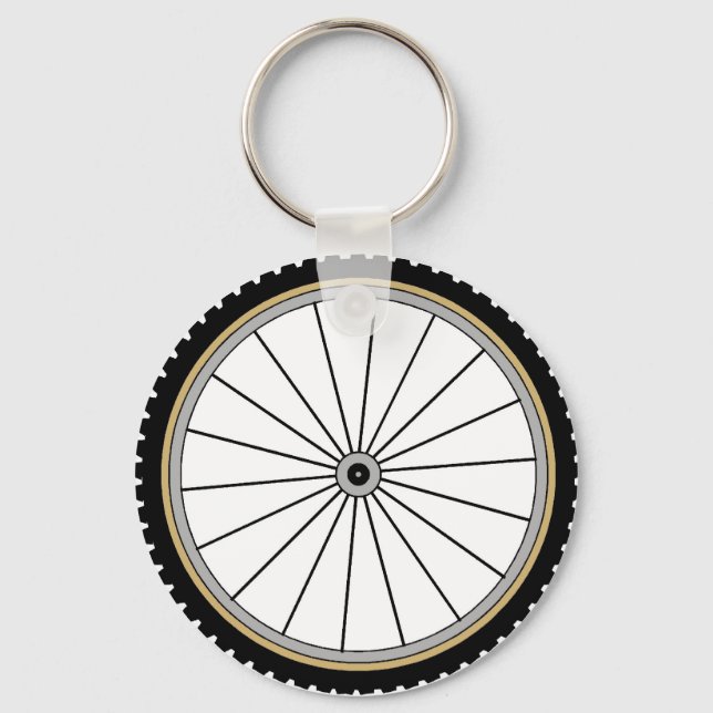 Bike Wheel Keychain (Front)