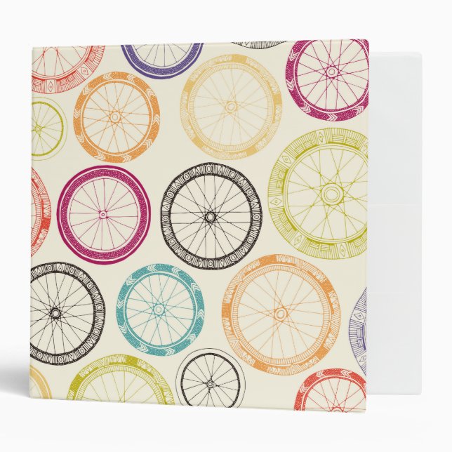bike wheels 3 ring binder (Front/Inside)