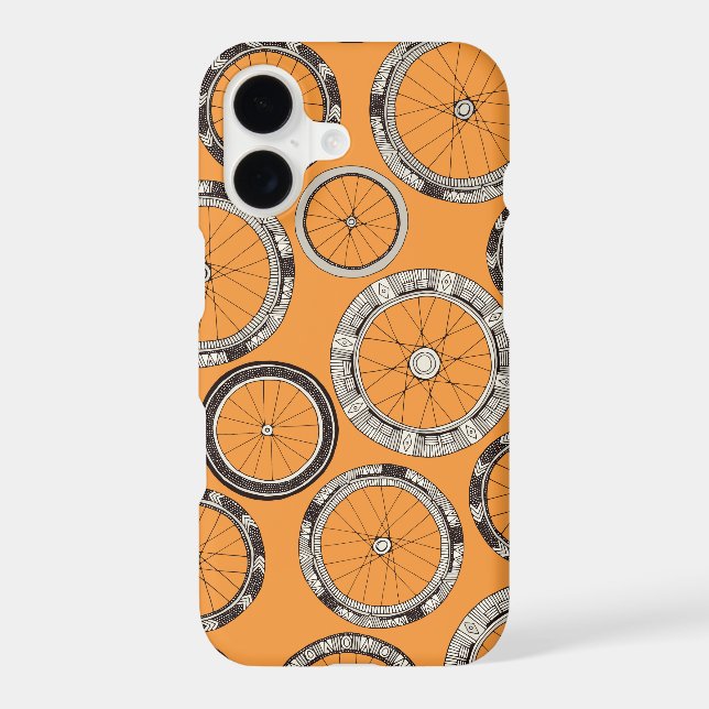 bike wheels amber Case-Mate iPhone case (Back)