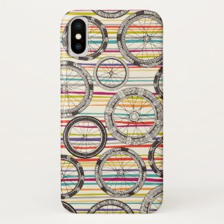 bike wheels stripe iPhone x case